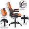Emma and Oliver Gaming Desk Bundle - Cup/Headphone Holders, Wire Management
